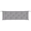 vidaXL Μαξιλάρι Πάγκου Κήπου Γκρι 150x50x7 εκ. Ύφασμα Oxford