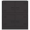 vidaXL Ντουλάπι Μαύρο 67 x 39 x 73 εκ. από Ατσάλι