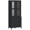 vidaXL &Nu;&tau;&omicron;&upsilon;&lambda;ά&pi;&iota; &Psi;&eta;&lambda;ό VIKEN &Mu;&alpha;ύ&rho;&omicron;&sigmaf; 80x40x190 &epsilon;&kappa;. &alpha;&pi;ό &Mu;&alpha;&sigma;ί&phi; &Xi;ύ&lambda;&omicron; &Pi;&epsilon;ύ&kappa;&omicron;&upsilon;