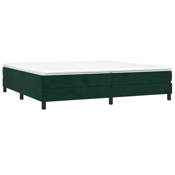vidaXL &Kappa;&rho;&epsilon;&beta;ά&tau;&iota; Boxspring &mu;&epsilon; &Sigma;&tau;&rho;ώ&mu;&alpha; &Sigma;&kappa;&omicron;ύ&rho;&omicron; &Pi;&rho;ά&sigma;&iota;&nu;&omicron; 200x200&epsilon;&kappa;. &Beta;&epsilon;&lambda;&omicron;ύ&delta;&iota;&nu;&omicron;