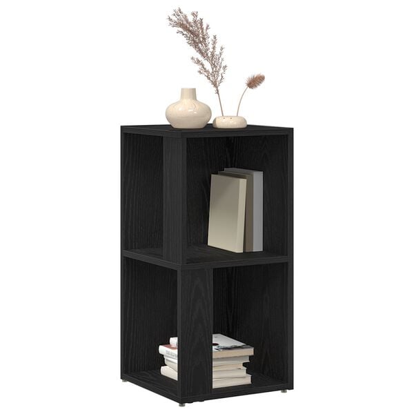 vidaXL Γωνιακά ράφια Μαύρη δρυς 33 x 33 x 67 cm Επεξεργασμένο ξύλο