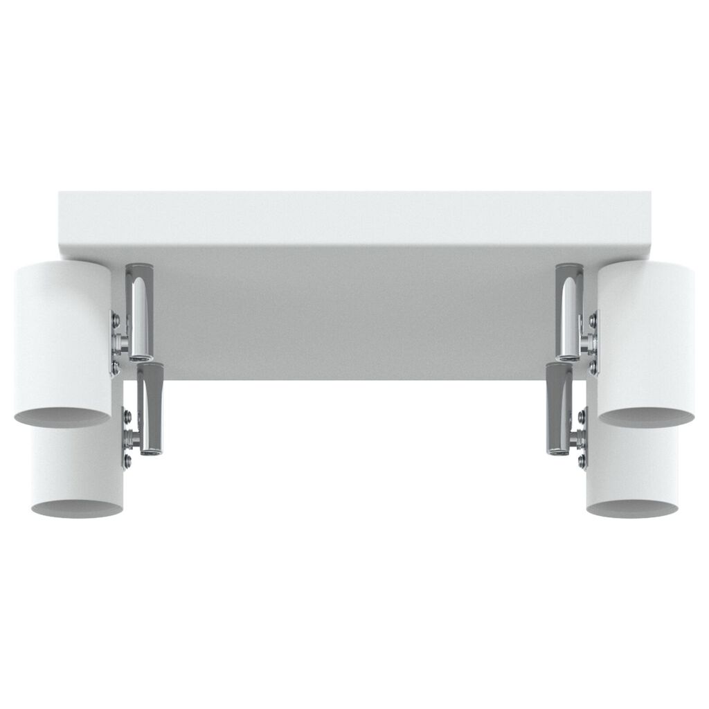 vidaXL Ceiling Spotlight 4 Way Adjustable Λευκό E27