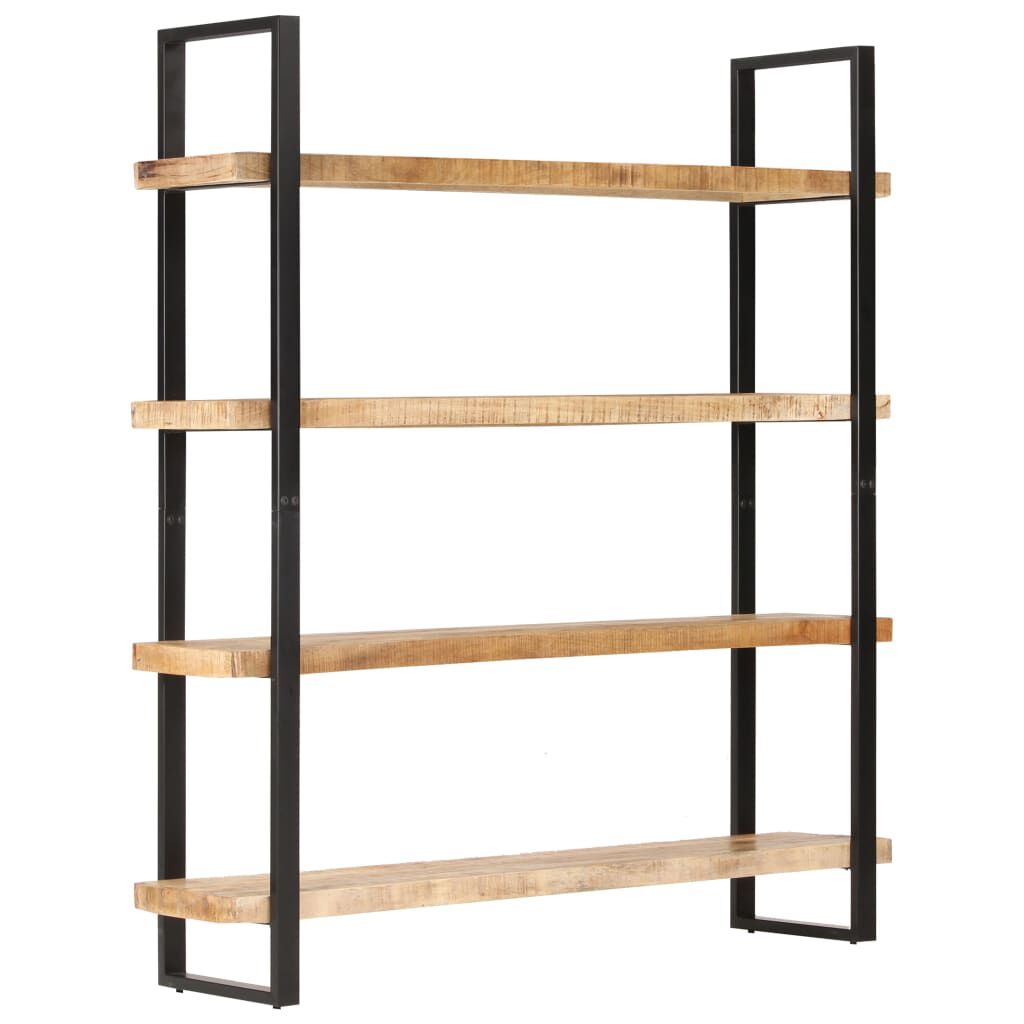 vidaXL Βιβλιοθήκη με 4 Επίπεδα 160x40x180 εκ. Ακατέργαστο Ξύλο Μάνγκο