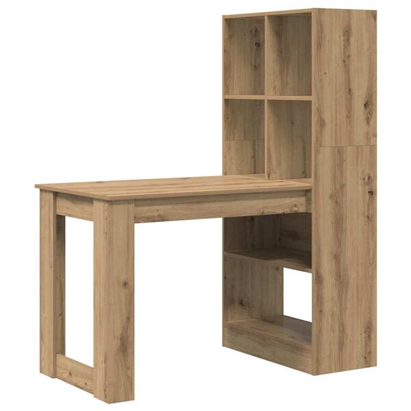 vidaXL Γραφείο Artisan Oak 122 x 67 x 145 εκ. Επεξεργασμένο ξύλο