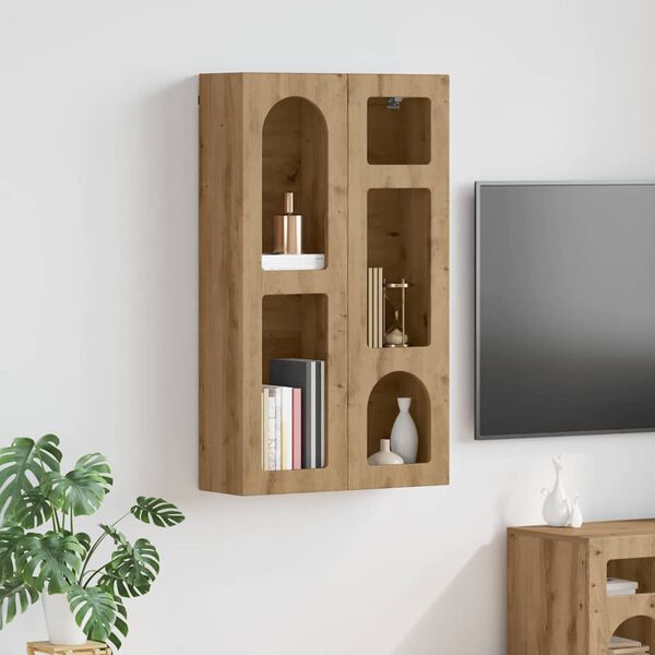 vidaXL &Kappa;&rho;&epsilon;&mu;&alpha;&sigma;&tau;ό &nu;&tau;&omicron;&upsilon;&lambda;ά&pi;&iota; &mu;&epsilon; &rho;ά&phi;&iota; Artisan Oak 59 x 20 x 100 &epsilon;&kappa;