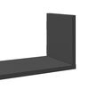 vidaXL Ραφιέρες Τοίχου 3 τεμ. Μαύρες 58x18x18 εκ. από Επεξ. Ξύλο