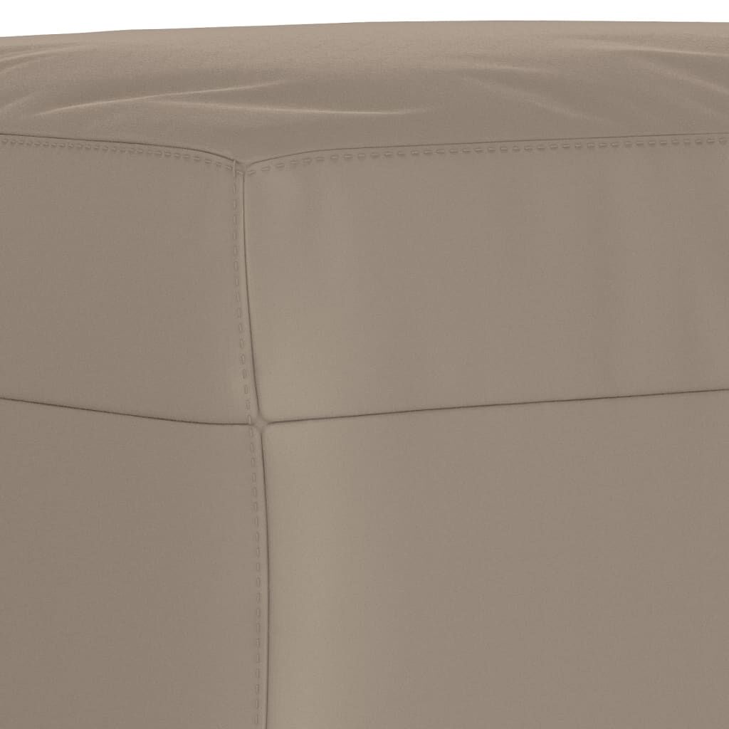 vidaXL Υποπόδιο Taupe 70 x 55 x 41 εκ. από Ύφασμα Μικροϊνών