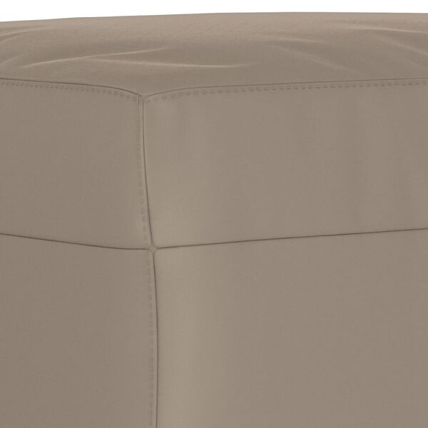 vidaXL Υποπόδιο Taupe 70 x 55 x 41 εκ. από Ύφασμα Μικροϊνών