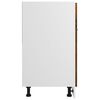 vidaXL Ντουλάπι με Συρτάρια "Lyon" Καπνιστή Δρυς 60x46x81,5 εκ. από Τεχνητό Ξύλο