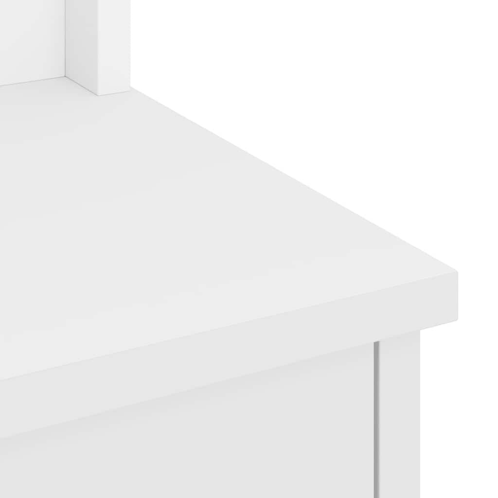 vidaXL Δέντρο χωλ SANDENS Λευκό 45x40x159,5 εκ. Πεύκο μασίφ ξύλο
