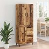 vidaXL Highboard &mu;&epsilon; &sigma;&upsilon;&rho;&tau;ά&rho;&iota; 2 pcs &Pi;&alpha;&lambda;&iota;ό &Xi;ύ&lambda;&omicron; &Sigma;ύ&nu;&theta;&epsilon;&tau;&omicron; &Xi;ύ&lambda;&omicron; &kappa;&alpha;&iota; &Gamma;&upsilon;&alpha;&lambda;ί