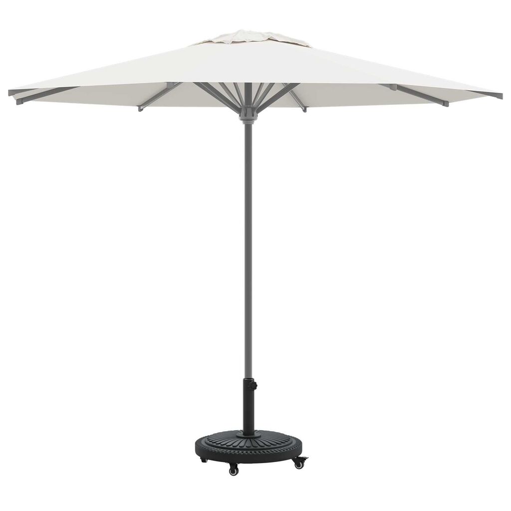 vidaXL Βάση Παράσολου με Ρόδες για Πόλους Ø38-48 mm 13 kg Στρογγυλή