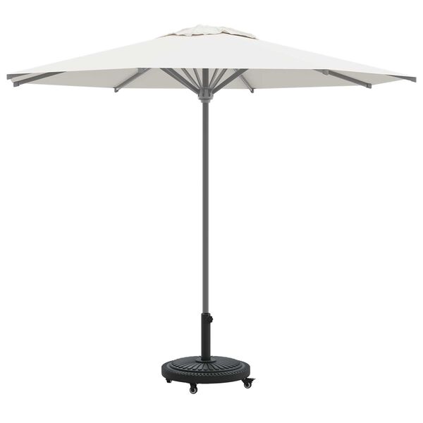 vidaXL Βάση Παράσολου με Ρόδες για Πόλους Ø38-48 mm 13 kg Στρογγυλή