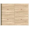 vidaXL Κρεβάτι με αποθηκευτικό χώρο Sonoma Δρυς 135 x 190 cm