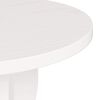 vidaXL Τραπεζάκι Πλευράς Λευκό 39.5 x 39.5 x 53.5 εκ Μασίφ ξύλο πεύκου
