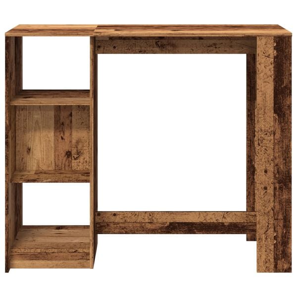 vidaXL Τραπέζι Μπαρ με Ράγες 124x46x103,5 εκ. Επεξεργ. Ξύλο