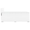 vidaXL Κρεβάτι Boxspring με Στρώμα Λευκό 80 x 200 εκ. Συνθετικό Δέρμα