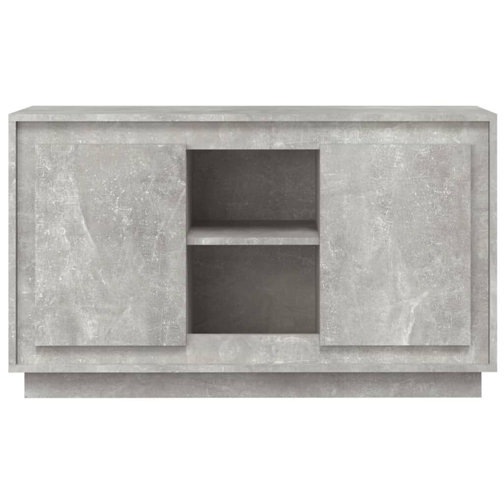 vidaXL Ντουλάπι Γκρι Σκυροδέματος 102x35x60 εκ. Επεξεργασμένο Ξύλο
