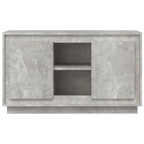 vidaXL Ντουλάπι Γκρι Σκυροδέματος 102x35x60 εκ. Επεξεργασμένο Ξύλο