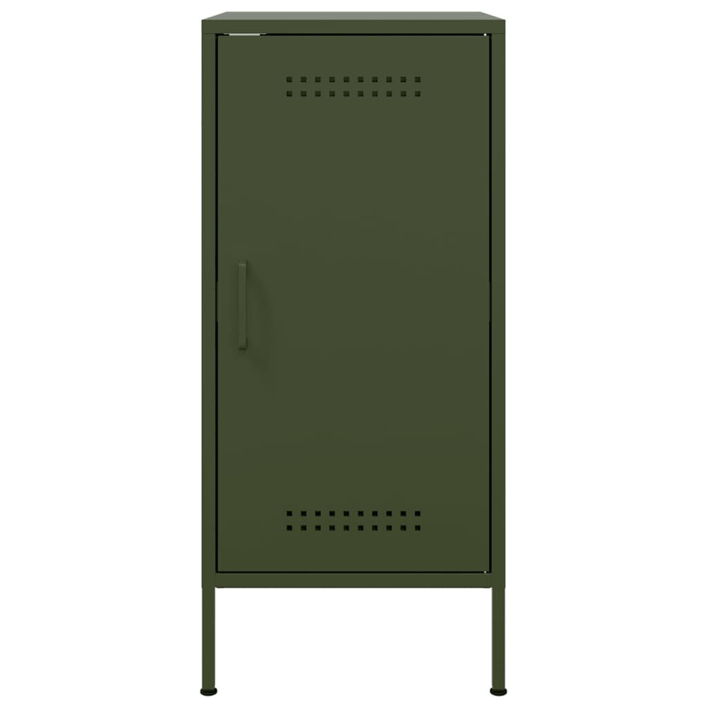 vidaXL Ντουλάπι Πράσινο Λαδί 36x39x79 εκ. από Ατσάλι