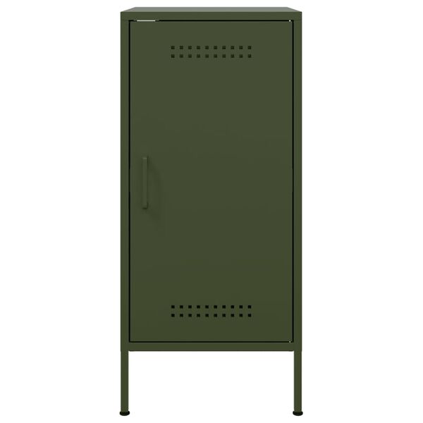 vidaXL Ντουλάπι Πράσινο Λαδί 36x39x79 εκ. από Ατσάλι