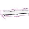 vidaXL &Zeta;&alpha;&rho;&nu;&tau;&iota;&nu;&iota;έ&rho;&alpha; 160 x 40 x 23 &epsilon;&kappa;. &alpha;&pi;ό &Pi;&omicron;&lambda;&upsilon;&pi;&rho;&omicron;&pi;&upsilon;&lambda;έ&nu;&iota;&omicron;
