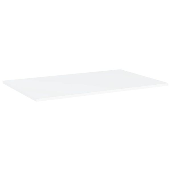 vidaXL Ράφια Βιβλιοθήκης 4 τεμ. Λευκά 80x50x1,5 εκ. από Επεξ. Ξύλο