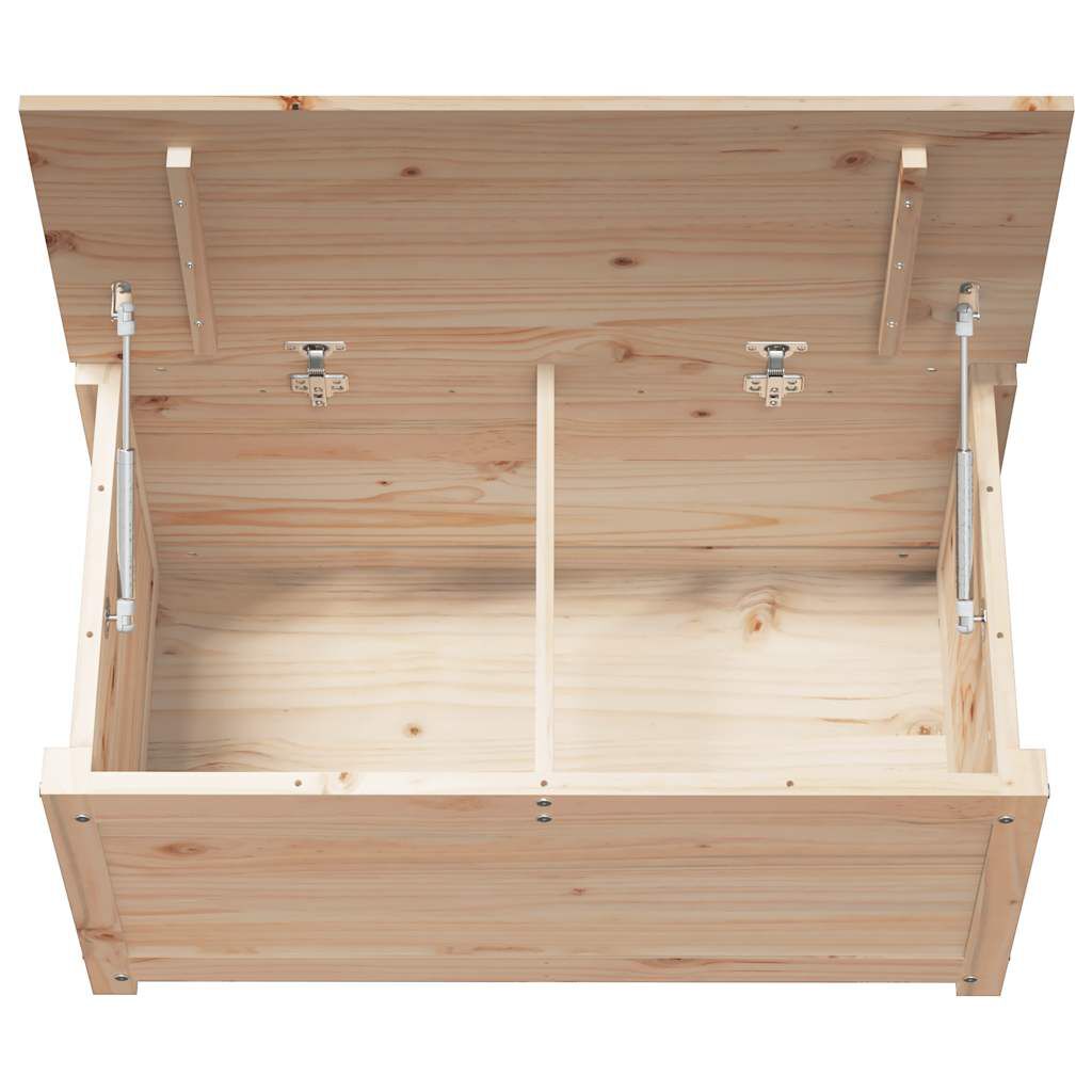 vidaXL Κουτί Αποθήκευσης 80 x 40 x 45,5 εκ από Μασίφ Ξύλο Πεύκου