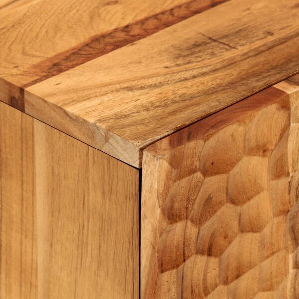 vidaXL Ντουλάπι Μπάνιου 38 x 33 x 58 εκ. από Μασίφ Ξύλο Ακακίας
