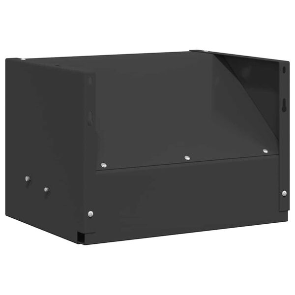 vidaXL Κουτί Παγίδας Σφαιρών Μαύρο 29 x 22 x 20 εκ Ατσάλι