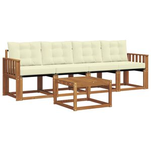 vidaXL &Sigma;&epsilon;&iota;&rho;ά &Kappa;&alpha;&nu;&alpha;&pi;έ &Epsilon;&xi;&omega;&tau;&epsilon;&rho;&iota;&kappa;&omicron;ύ &mu;&epsilon; &mu;&alpha;&xi;&iota;&lambda;ά&rho;&iota; 5 pcs &Phi;&upsilon;&sigma;&iota;&kappa;ό &kappa;&alpha;&iota; &Kappa;&rho;έ&mu;&alpha;
