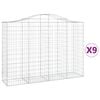 vidaXL &Sigma;&upsilon;&rho;&mu;&alpha;&tau;&omicron;&kappa;&iota;&beta;ώ&tau;&iota;&alpha; &Tau;&omicron;&xi;&omega;&tau;ά 9 &tau;&epsilon;&mu;. 200x50x140/160 &epsilon;&kappa;. &Gamma;&alpha;&lambda;&beta;&alpha;&nu;. &Alpha;&tau;&sigma;ά&lambda;&iota;