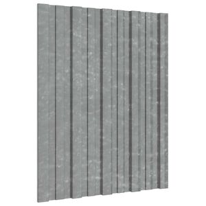 vidaXL &Pi;ά&nu;&epsilon;&lambda; &omicron;&rho;&omicron;&phi;ή&sigmaf; 36 &tau;&epsilon;&mu;. &Alpha;&sigma;&eta;&mu;ί 60 x 45 cm &Gamma;&alpha;&lambda;&beta;&alpha;&nu;&iota;&sigma;&mu;έ&nu;&omicron;&sigmaf; &chi;ά&lambda;&upsilon;&beta;&alpha;&sigmaf;