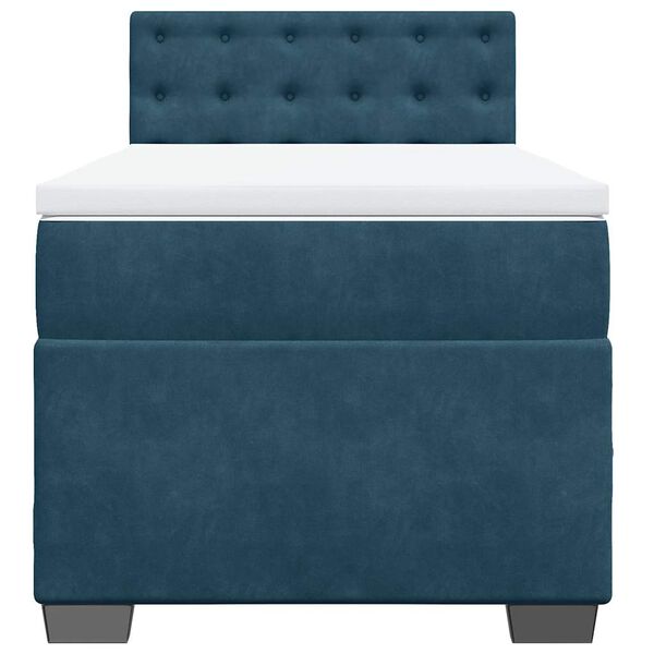 vidaXL &Kappa;&rho;&epsilon;&beta;ά&tau;&iota; Boxspring &mu;&epsilon; &Sigma;&tau;&rho;ώ&mu;&alpha; &Sigma;&kappa;&omicron;ύ&rho;&omicron; &Mu;&pi;&lambda;&epsilon; 90x190 &epsilon;&kappa;. &Beta;&epsilon;&lambda;&omicron;ύ&delta;&iota;&nu;&omicron;