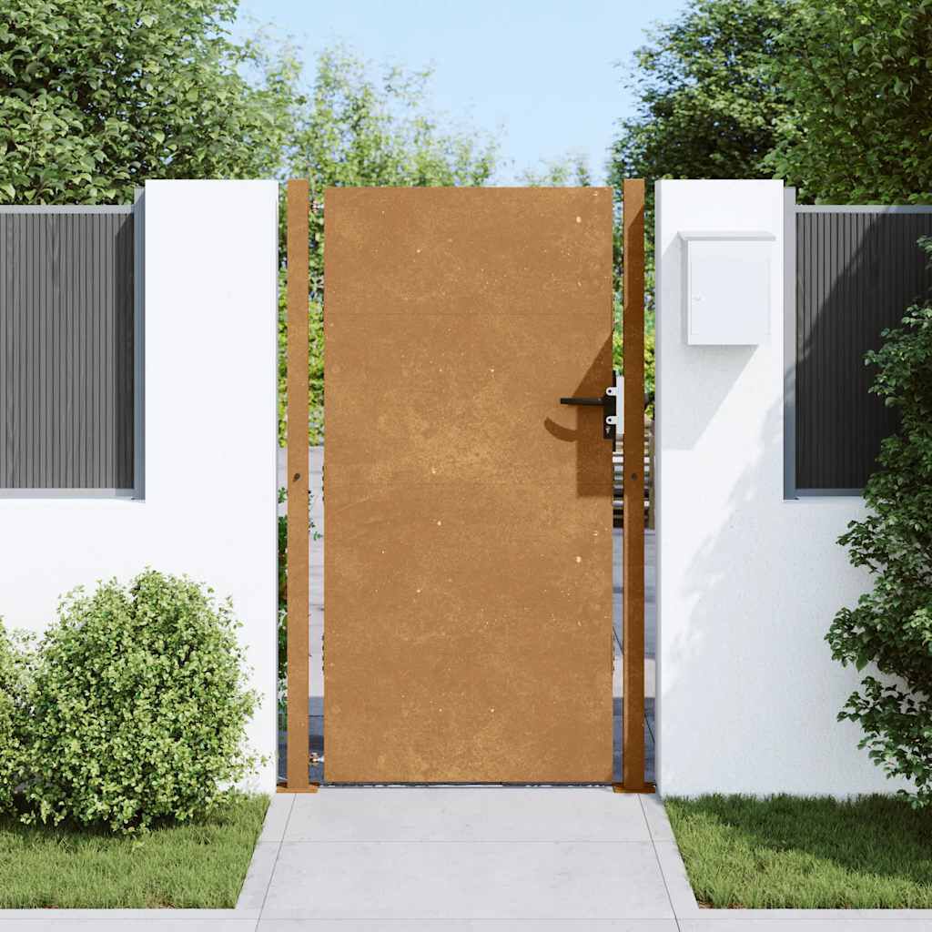 vidaXL Πύλη Κήπου 105 x 180 εκ. από Ατσάλι Corten