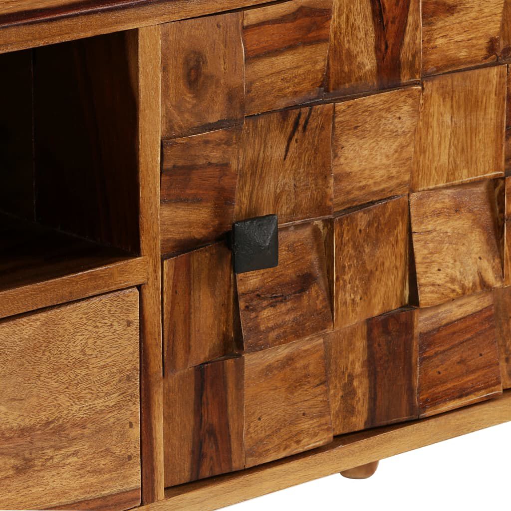 vidaXL Έπιπλο Τηλεόρασης Μελί 140 x 30 x 40 εκ. Μασίφ Ξύλο Sheesham