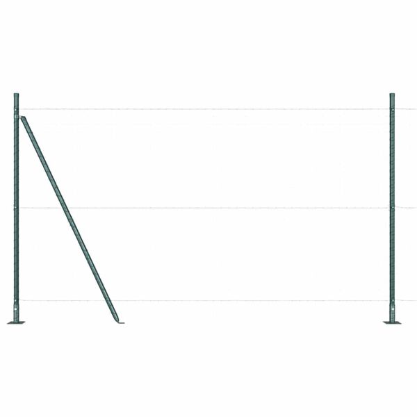 vidaXL Στύλος Περιφράξεων 52 pcs Γκρι Μέγεθος: 3,2 x 3,2 x 83,5 εκ.