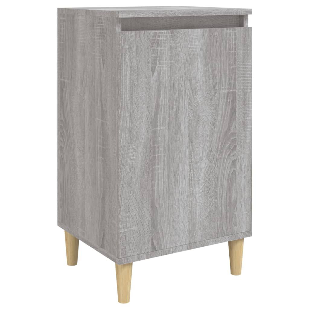vidaXL Κομοδίνο Γκρι Sonoma 40x35x70 εκ. από Επεξεργασμένο Ξύλο