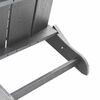 vidaXL Πτυσσόμενη Καρέκλα Adirondack Ανοιχτό γκρι 74.5 x 80.5 x 90 εκ.