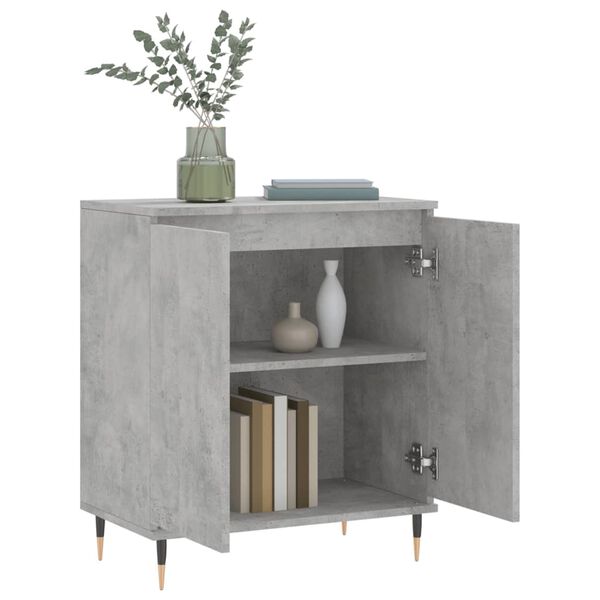 vidaXL Ντουλάπι Γκρι Σκυροδέματος 60x35x70 εκ. Επεξεργασμένο Ξύλο