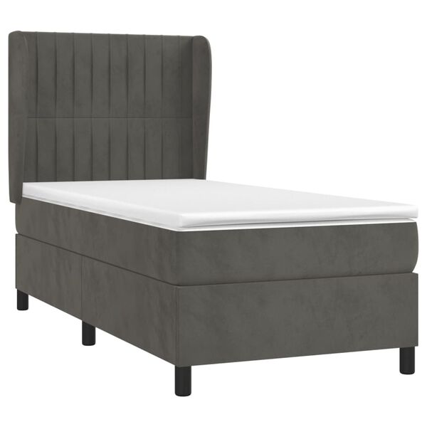 vidaXL &Kappa;&rho;&epsilon;&beta;ά&tau;&iota; Boxspring &mu;&epsilon; &Sigma;&tau;&rho;ώ&mu;&alpha; &Sigma;&kappa;&omicron;ύ&rho;&omicron; &Gamma;&kappa;&rho;&iota; 90x200 &epsilon;&kappa;. &Beta;&epsilon;&lambda;&omicron;ύ&delta;&iota;&nu;&omicron;