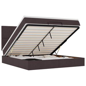 vidaXL &Omicron;&theta;&omega;&mu;&alpha;&nu;&iota;&kappa;ό &kappa;&rho;&epsilon;&beta;ά&tau;&iota; &mu;&epsilon; &sigma;&tau;&rho;ώ&mu;&alpha; & LEDs &Sigma;&kappa;&omicron;ύ&rho;&omicron; &kappa;&alpha;&phi;έ 180x200cm ύ&phi;&alpha;&sigma;&mu;&alpha;