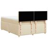 vidaXL &Kappa;&rho;&epsilon;&beta;ά&tau;&iota; Boxspring &mu;&epsilon; &Sigma;&tau;&rho;ώ&mu;&alpha; &Kappa;&rho;&epsilon;&mu; 140x190 &epsilon;&kappa;. &Upsilon;&phi;&alpha;&sigma;&mu;ά&tau;&iota;&nu;&omicron;