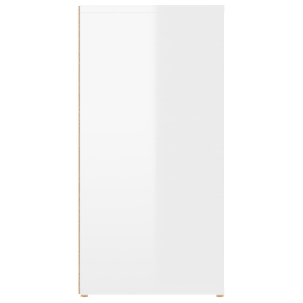 vidaXL Ντουλάπι Γυαλιστερό Λευκό 100x30x59,5 εκ. Επεξεργασμένο Ξύλο