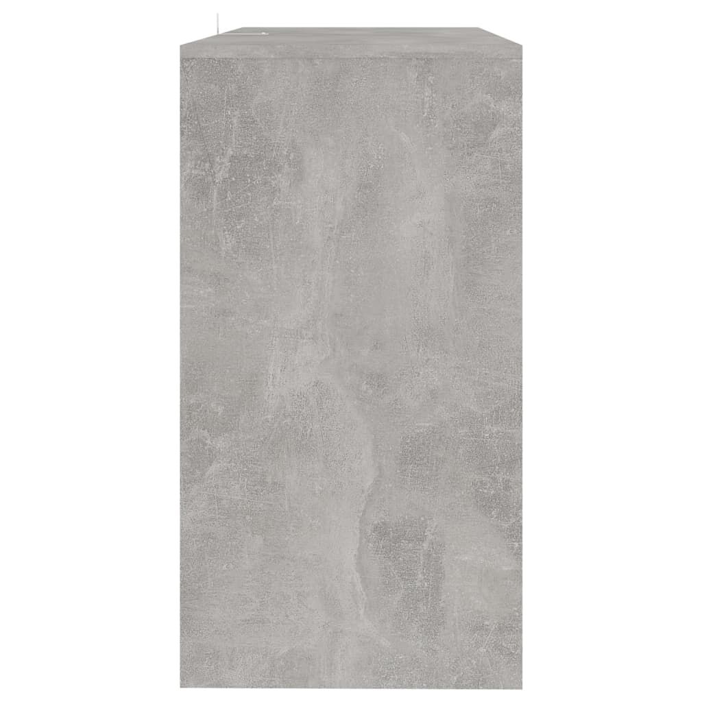 vidaXL Τραπεζάκι κονσόλα Γκρι Σκυρ. 89x41x76,5 εκ. Επεξεργασμένο Ξύλο