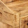vidaXL Κομοδίνο με συρτάρι Καφέ 40 x 30 x 30 εκ Μασίφ ξύλο μάνγκο