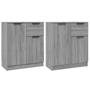 vidaXL &Nu;&tau;&omicron;&upsilon;&lambda;ά&pi;&iota; 2 &tau;&epsilon;&mu;. &Gamma;&kappa;&rho;&iota; Sonoma 60x30x70 &epsilon;&kappa;. &alpha;&pi;ό &Epsilon;&pi;&epsilon;&xi;&epsilon;&rho;&gamma;&alpha;&sigma;&mu;έ&nu;&omicron; &Xi;ύ&lambda;&omicron;