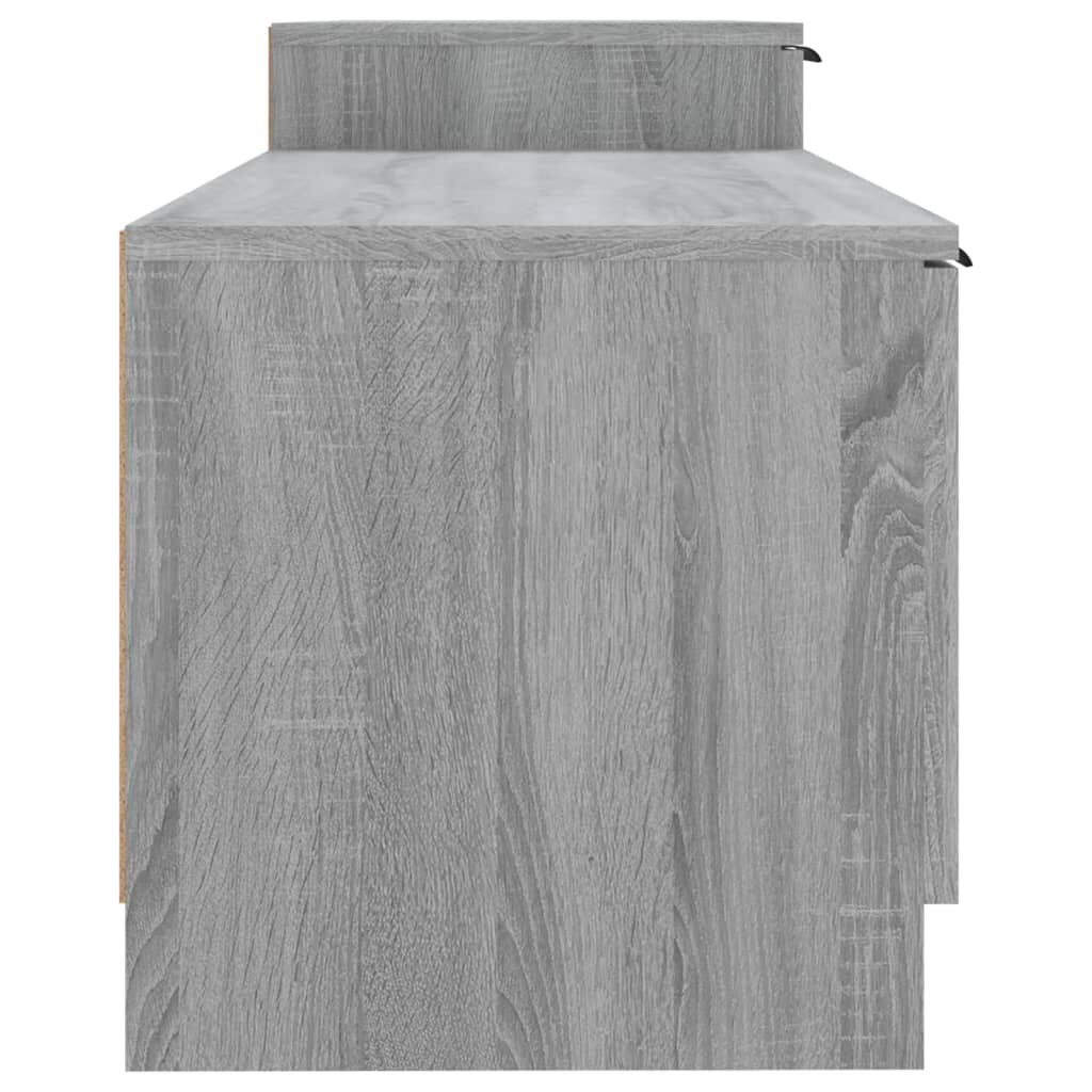 vidaXL Έπιπλο Τηλεόρασης Γκρι Sonoma 158,5x36x45εκ. Επεξεργασμένο Ξύλο