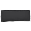 vidaXL Σετ Μαξιλαριών Πάγου 2 pcs Μαύρο 120 x 80 x 12 cm Ύφασμα Oxford
