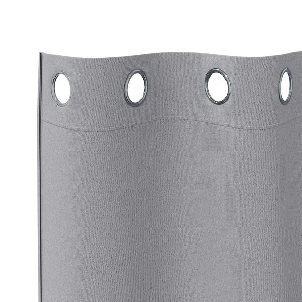 vidaXL Κουρτίνες 2 pcs Ανοιχτό γκρι 260 x 140 εκ. Πολυεστέρας